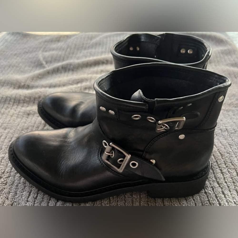 Golden Goose High Harness Ankle Biker Booties Boots Shoes Size 39 $695 - Picture 10 of 15
